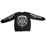 MMV SANG BLEU Black Mandala Crewneck (Hanes)