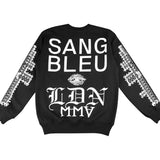 MMV SANG BLEU Black Cathedral Crewneck (Carhartt)
