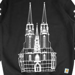 MMV SANG BLEU Black Cathedral Crewneck (Carhartt)