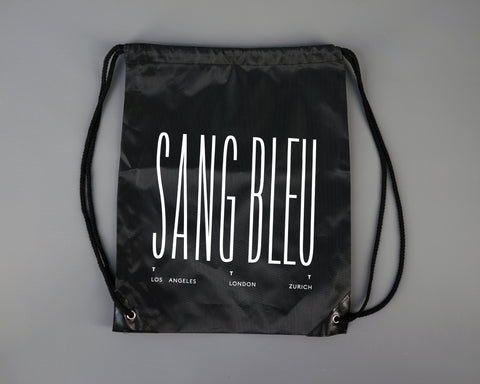 SANG BLEU – Drawstring Bag
