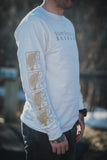 SPR Gold Print on White Longsleeve
